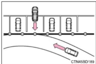 TOYOTA Highlander Hybrid (2018) - ■Conditions under which the RCTA function may not function correctly - 4