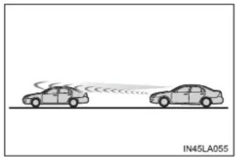 TOYOTA Highlander Hybrid (2018) - ■ When the sensor may not be correctly detecting the vehicle ahead - 2