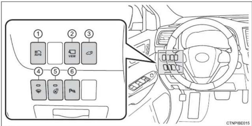 TOYOTA Highlander Hybrid (2018) - Switches - 1