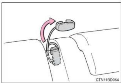 TOYOTA Highlander Hybrid (2018) - Seat belt comfort guide (for the third center seat) - 1