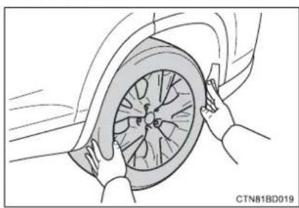 TOYOTA Highlander Hybrid (2018) - Replacing a flat tire - 5
