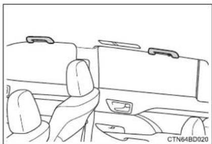TOYOTA Highlander Hybrid (2018) - Assist grips - 1