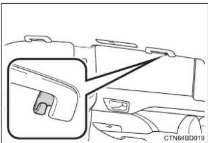 TOYOTA Highlander Hybrid (2018) - Coat hooks - 1