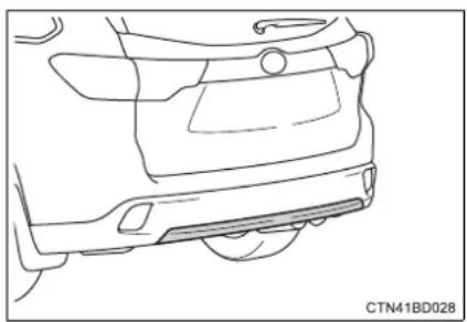 TOYOTA Highlander Hybrid (2018) - Hitch cover - 1