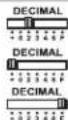 CANON MP21DX - DECIMAL POINT SELECTOR SWITCH - 1