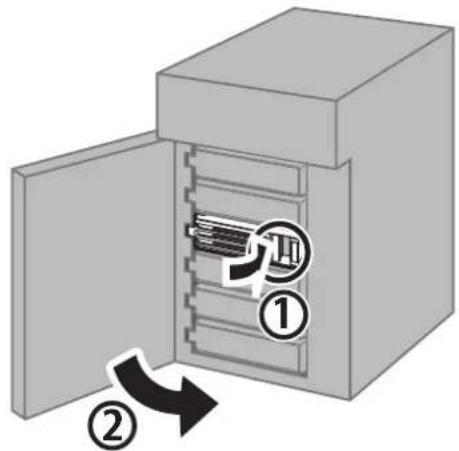 BUFFALO DriveStation HD-DN040T/R6 - 液晶ディスプレイに「TWO DRIVE DOWN」と表示されているとき - 5