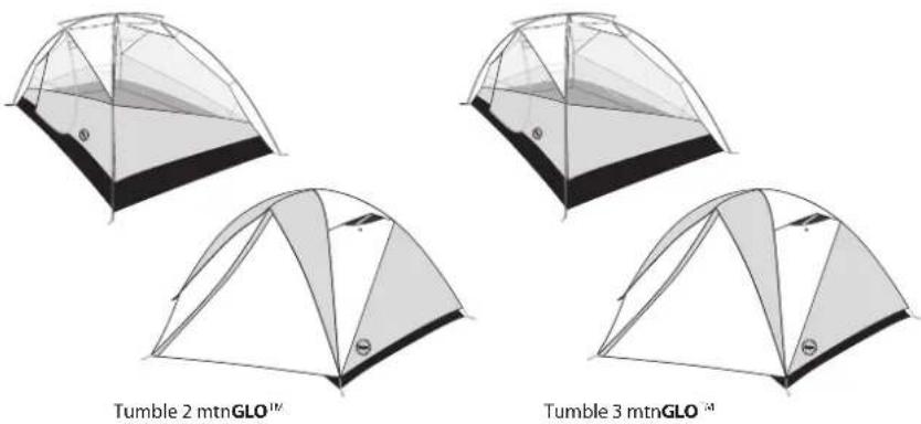 Big Agnes Tumble 3 mtnGLO - The mtnGLO™ tent light technology by Big Agnes lets you light up the backcountry How to use it: - 2
