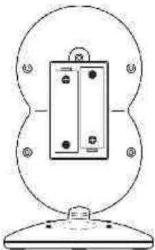 Simple line drawing of a double electrical outlet mounted on a base (no text or symbols)