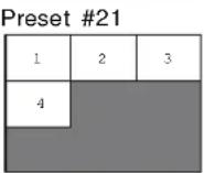 Extron MGP 464 DI - Default presets - 21