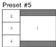 Extron MGP 464 DI - Default presets - 5