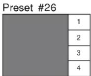 Extron MGP 464 DI - Default presets - 26
