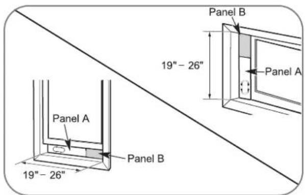 Panel A 19"-26" Panel B 19"-26" Panel A Panel B