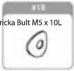 Picka Bult M5 x 10L