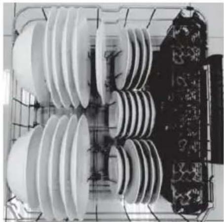 INSIGNIA NS-DWH2BS8 - Loading the bottom rack - 1