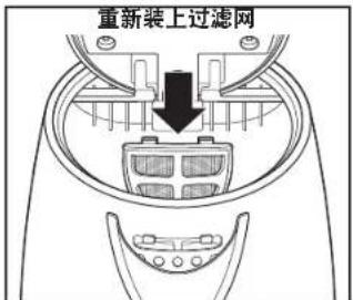 重新装上过滤网