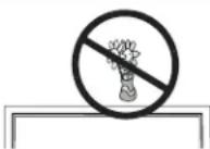 AKAI PDP4273M - Do not place any objects on the top of the product: - 1