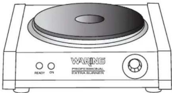 WARING PROFESSIONAL EXTRA BURNER READY ON