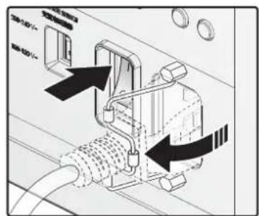 Technical diagram showing electrical component connections with labeled ports and directional arrows indicating flow or movement.