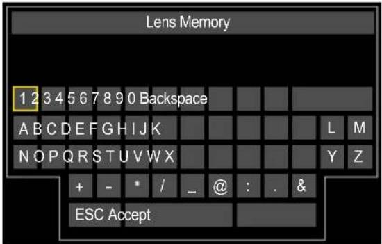 CANON LX-MU800Z - Lens Memory Menu - 2