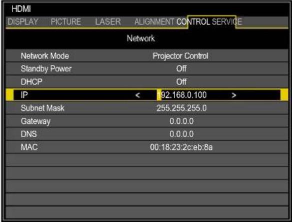 CANON LX-MU800Z - Network Menu - 2