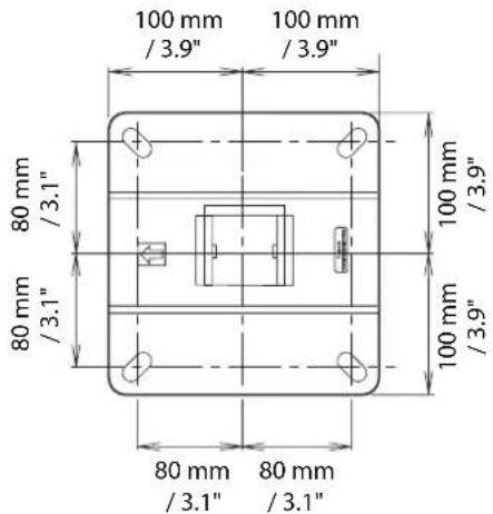 100 mm / 3.9" 100 mm / 3.9" 80 mm / 3.1" 80 mm / 3.1" 100 mm / 3.9" 100 mm / 3.9" 80 mm / 3.1" 80 mm / 3.1"