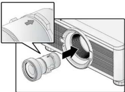 CANON LX-MU800Z - Installing the Lens - 4