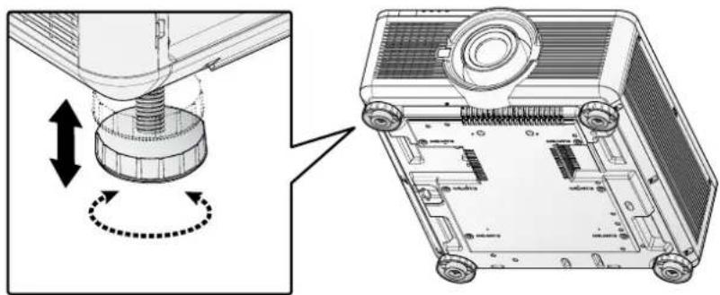 CANON LX-MU800Z - Adjusting the Projector Level - 1