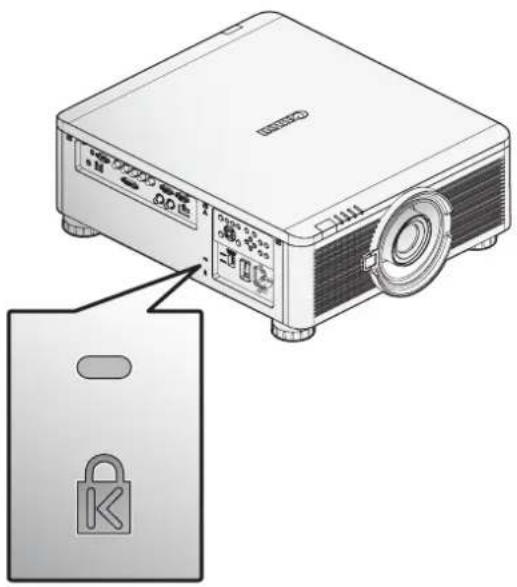 CANON LX-MU800Z - Using the Kensington® Lock - 1