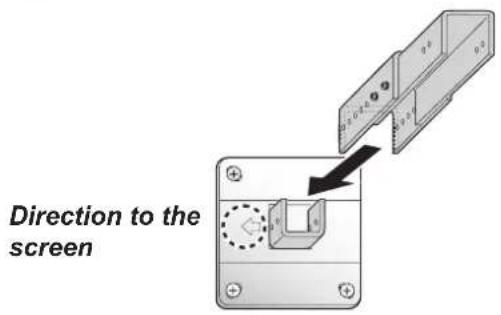 Direction to the screen