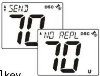 SEND 70 DSC NO REPL DSC 70 key 10 u