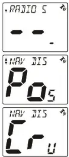 RADIO S -- - ↓NAV DIS Pos ↓NAV DIS Lru