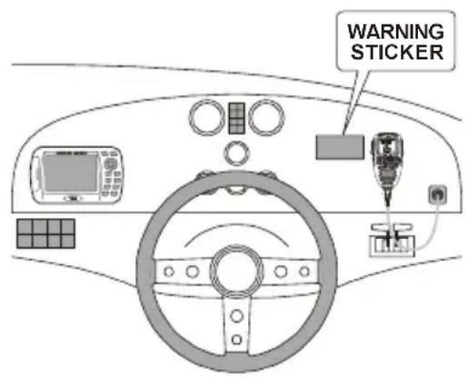 WARNING STICKER