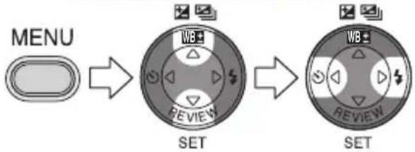 PANASONIC Lumix DMC-FC50 - [MOTION RATE]를 선택합니다. - 2