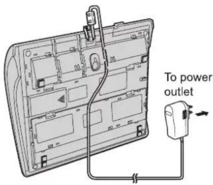 To power outlet