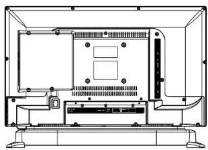 Naxa NTD-2460 - Overview of back panel - 1