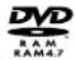 PANASONIC PV-D4744 - Disc formats supported by this DECK - 1