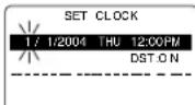 PANASONIC PV-D4744 - AJUSTE MANUAL DEL RELOJ - 1