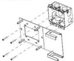 Crestron DM-RMC-200-S2 - Mounting the Device onto an Electrical Box - 2