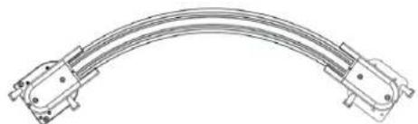 Crestron CSM-QMTDC-163-1-CN - Curved Track - 1