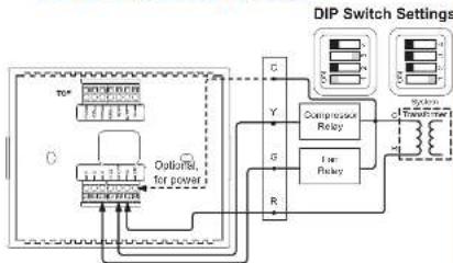 Crestron CHV-TSTATEX-W-T - Connections - 2