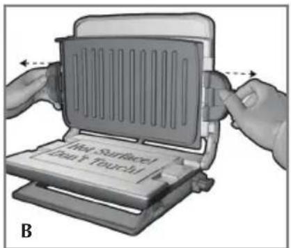 GEORGE FOREMAN GRP3842 - COLOCACIÓN DE LAS PLACAS PARA ASAR - 1