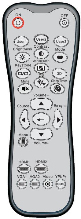 OPTOMA HD151X - Code IR - 1