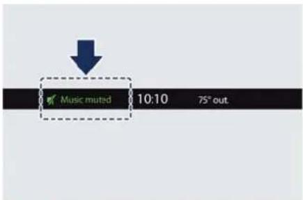 Music muted 10:10 75° out