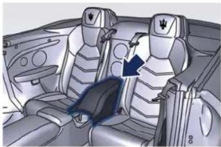 Interior view of a car showing seatbelt and dashboard (no text or symbols visible)