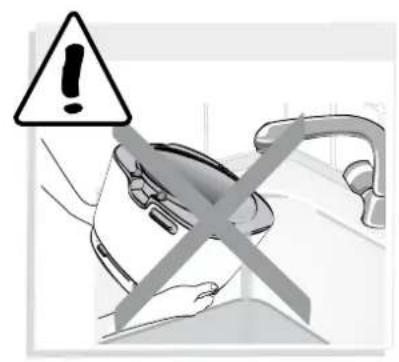 Warning symbol with exclamation mark over a car interior, indicating caution or hazard