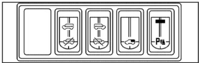 Saturn Aura (2007) - Overhead Console Switchbank - 1