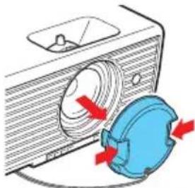 RICOH PJ X3131 - ① Removing the lens cap - 1