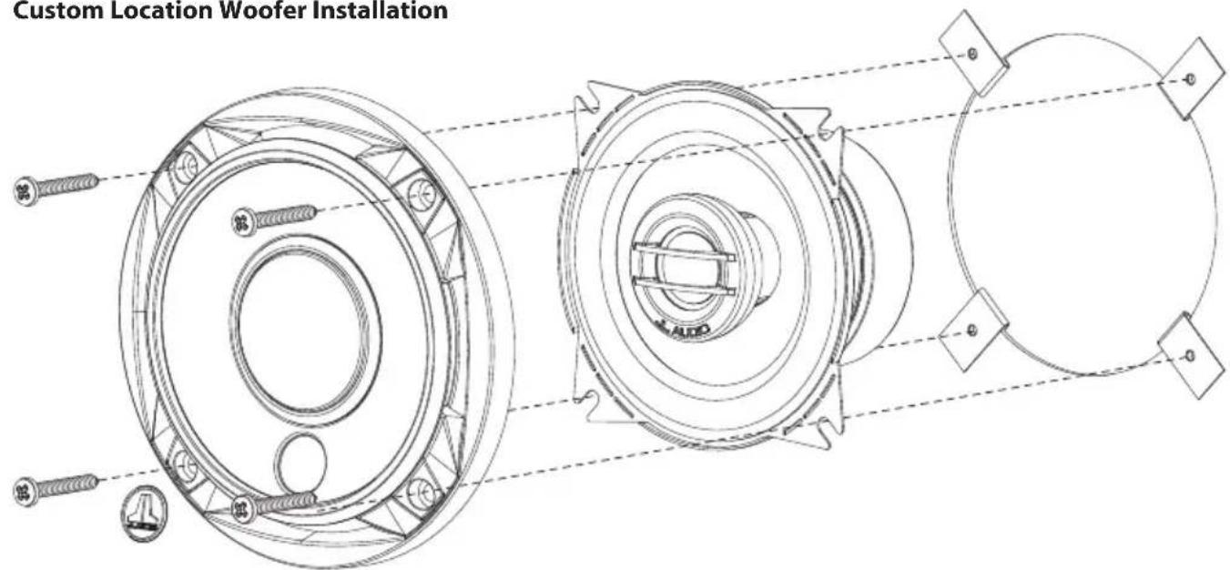 Custom Location Woofer Installation 35 36 37 38 AUTO -0 -0 -0 1