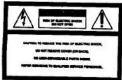 RIM OF ELECTRIC SHOCK DO NOT OPEN CAUTION TO REBEACH THE RIM OF ELECTRIC SHOCK, DO NOT REBEACH COVER FOR BACC. NO WIRE SERVICEABLE PAINTS BEFORE PAPER SERVATORS TO QUALIFIED SERVICE PERSONAL.