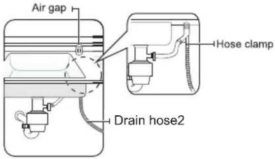 BERTAZZONI DW24PR - Step 10 Connecting The Drain Hose - 5
